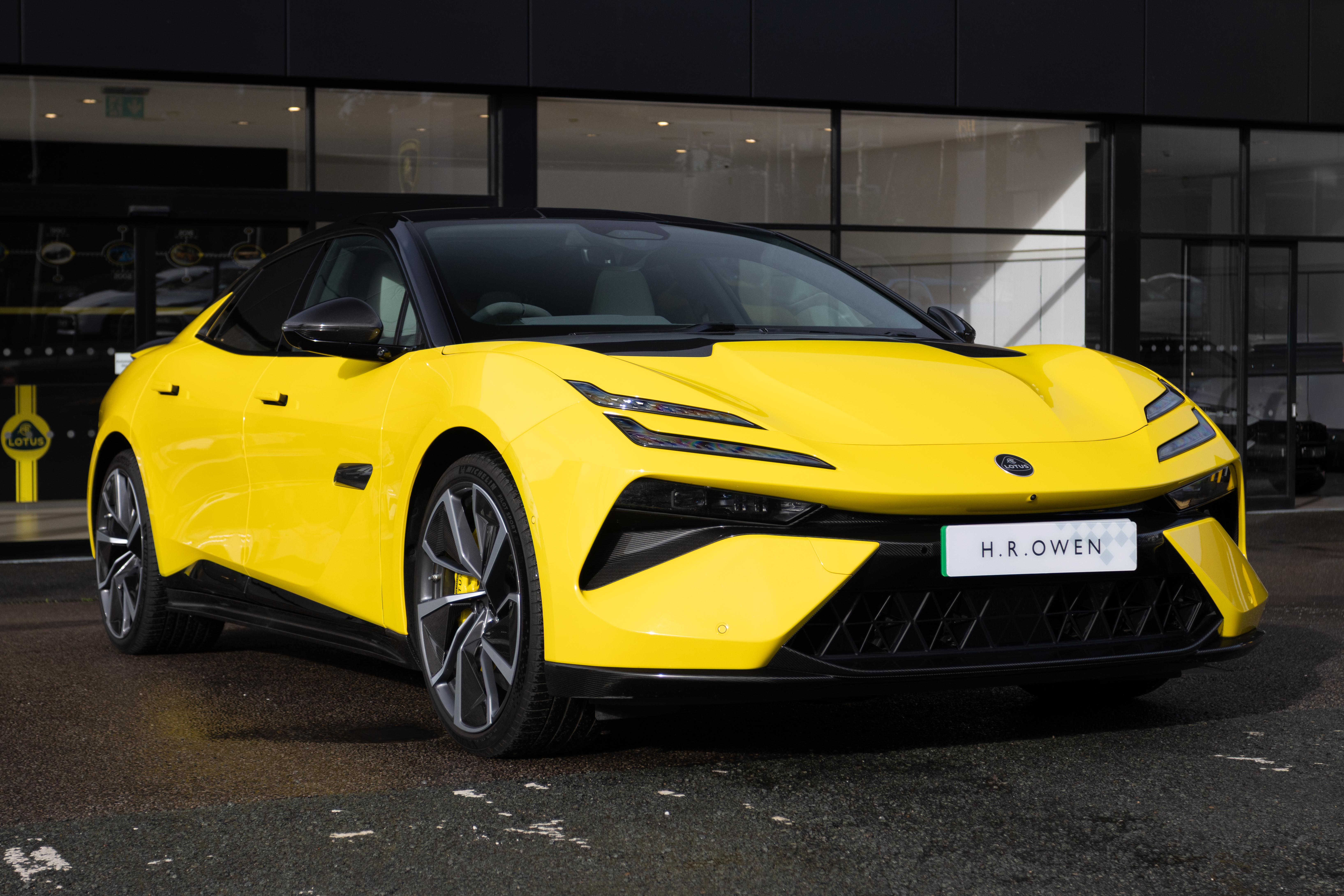 Yellow 2026 Lotus Emeya Saloon All-wheel drive Automatic